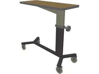 Hospital Table 3D Model