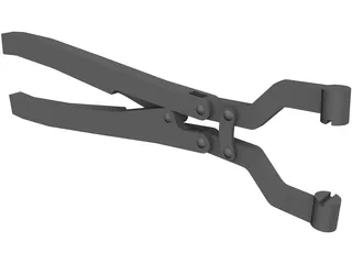 Pliers Cable 3D Model
