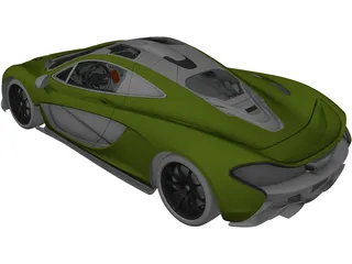 McLaren P1 3D Model