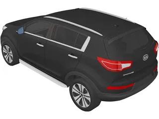 Kia Sportage 3D Model