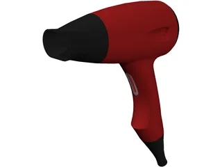 Hair Dryer 3D Model