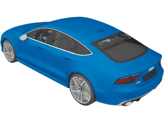 Audi RS7 Sportback (2016) 3D Model