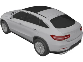 Mercedes-Benz GLE Coupe (2016) 3D Model