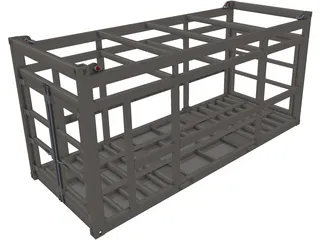 Offshore Container Frame 3D Model