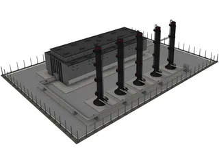 Factory 3D Model