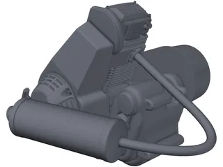 Engine Lombardini LGA 340 3D Model