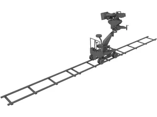 Camera on Dolly 3D Model