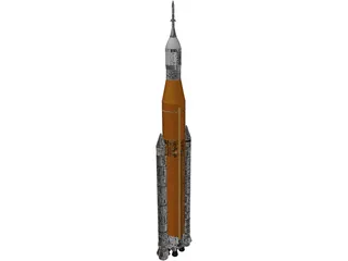 Space Launch System SLS 3D Model