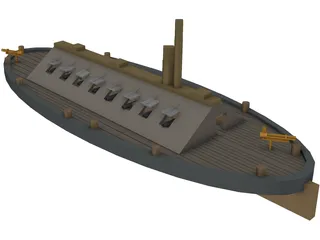 Ironclad 3D Model