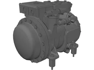 Dorin SE053 Compressor 3D Model