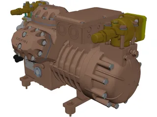 Dorin SE326 Compressor 3D Model