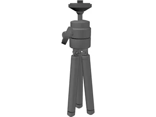 Mini Tripod Camera 3D Model