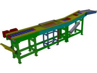 Shrink Conveyor 3D Model