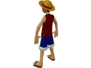 Luffy 3D Model