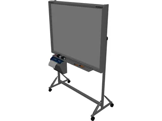 Stand Panasonic Panaboard 3D Model