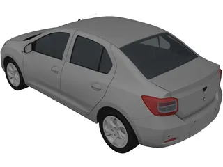 Dacia Logan (2013) 3D Model