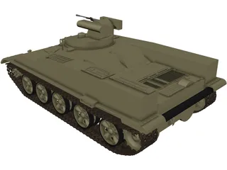 BTR-T 3D Model