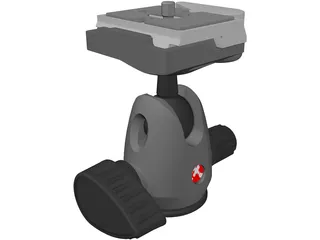 Manfrotto 494 Head 3D Model