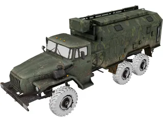 URAL 4320 3D Model