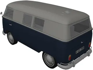 Volkswagen T1 (1967) 3D Model