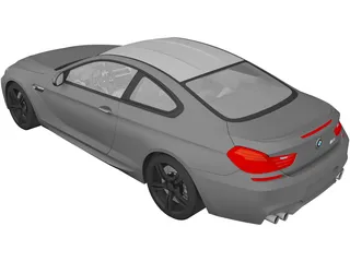 BMW M6 Coupe (2014) 3D Model