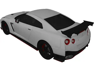 Nissan GT-R Nismo (2015) 3D Model