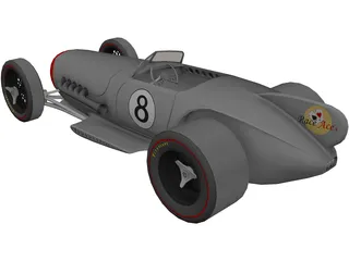 Hot Rod 3D Model