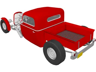 Hot Rod 3D Model