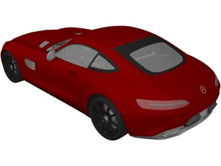 Mercedes-Benz AMG GT (2016) 3D Model