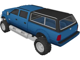 Dodge Pickup XL 3D Model