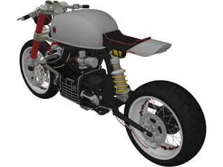 Honda CX500 3D Model