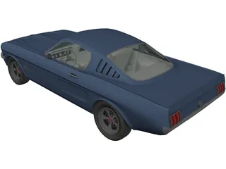 Ford Mustang (1966) 3D Model