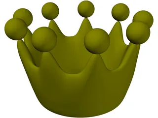 Cartoon Crown 3D Model