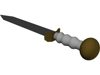 Roman Sword 3D Model