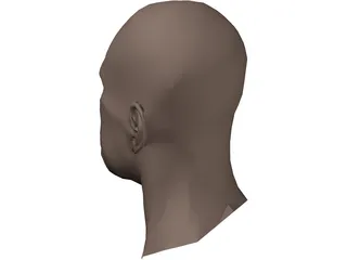 Human Head Face 3D Model