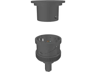 BNC Connectors 3D Model