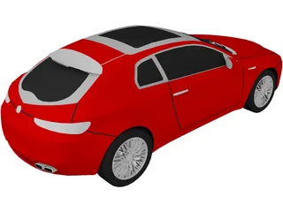 Alfa Romeo Brera 3D Model