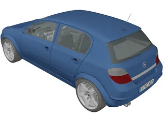 Opel Astra 3D Model