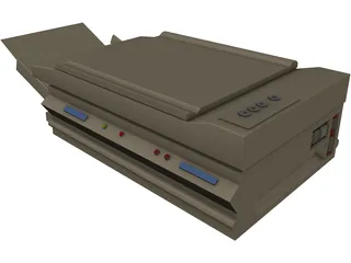 Laser Copy Machine 3D Model