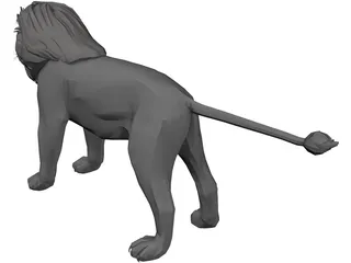 Lion 3D Model