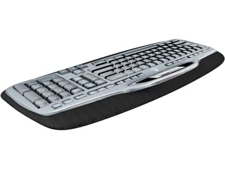 Logitech MX5000 Keyboard 3D Model