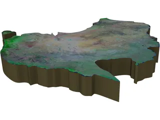 Australia 3D Model