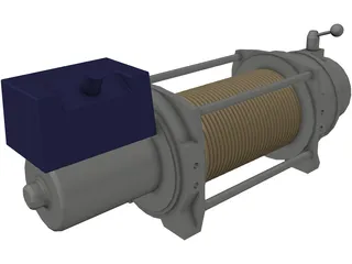 Warn PN66032 Winch 3D Model