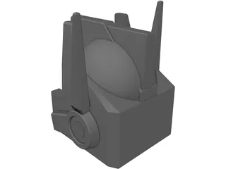 Transformers Optimus Prime Head 3D Model