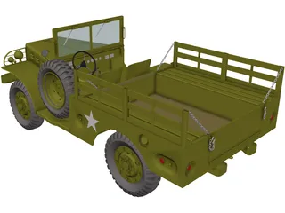 Dodge WC51 3D Model