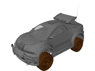 Xeno car 3D Model