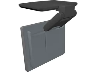 HP LCD Monitor 3D Model