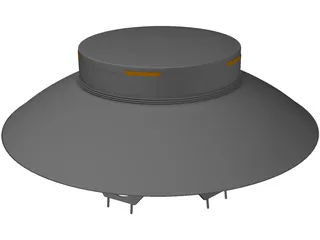 UFO (The Invaders) 3D Model