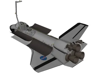 Space Shuttle Discovery 3D Model