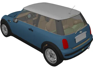 Mini Cooper 3D Model